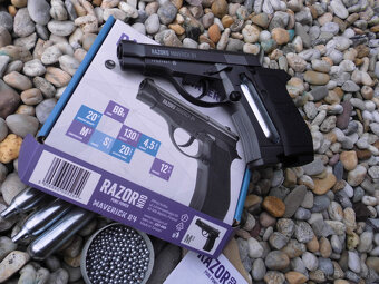 RazorGun Maverick 84 4,5mm vzduchovka na 12 g CO2+strelivo n - 3