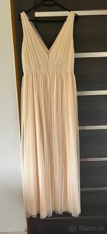 Zlaté spoločenské šaty 42/XL - 3