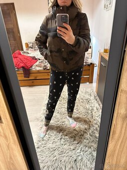 Zara camouflage stylova zimna damska bombera-bunda - 3