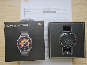 Huawei Watch GT 5 46mm Active Black - cierne,top stav,zaruka - 3