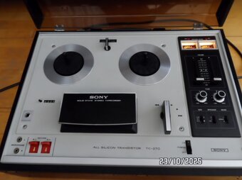 Kotúčový magnetofón SONY TC-270 - 3