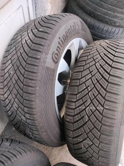 4ks alu disky 5x112 R18 zanovne 2024 celoročne pneu - 3