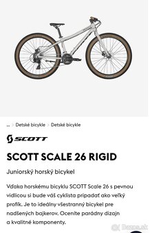 Juniorsky horsky bicykel SCOTT 26" - 3