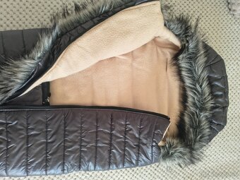 Sivý fusak s kožušinkou - 3