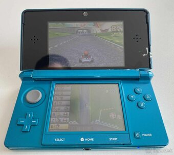 Nintendo 3DS Aqua Blue + 64gb - 3