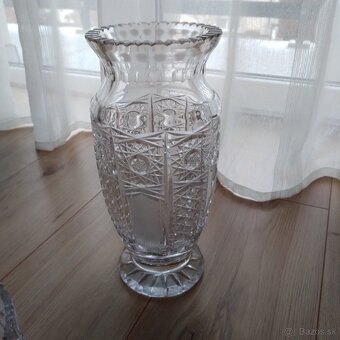 krištáľova váza a misy - 3