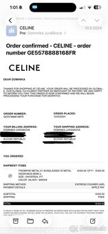 Slnečné okuliare Celine Triomphe s komplet balením + záruka - 3