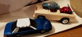 Staré gumené hračky, autíčka - 3