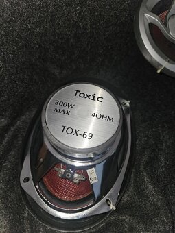Predám 2x reproduktory Toxic TOX-69 (6x9”) – 300W, 4 Ohm - 3