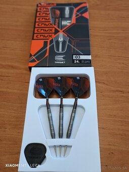 Šípky steel TARGET Crux 03 24g Swiss Point (90% volfrám) - 3
