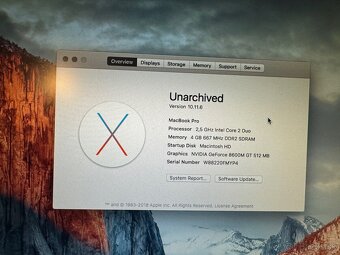 Apple Macbook pro 17 - 3