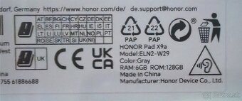 Honor Pad X9 6/128gb - 3