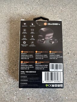 Bezdrôtové Bluetooth Slúchadlá GoGEN TWS CREW - 3
