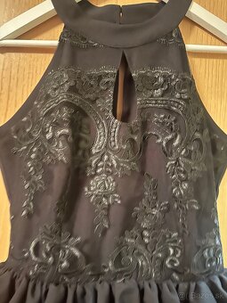 Spoločenské šaty čierne Bicotone veľ L - 3