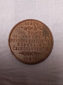 Plaketa a odznak T.G.Masaryka - 3