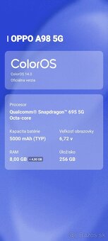 Predám Oppo A98 5G - 3