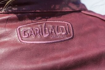 Dámska nová kožená moto bunda Garibaldi –červená XS - 3