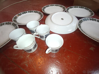 Bohemsky porcelan sada - 3