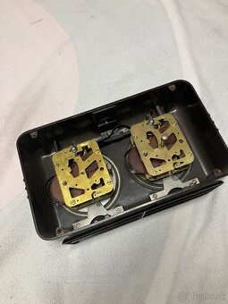 Staré mechanické šachové hodiny – funkčné, ČSSR - 3