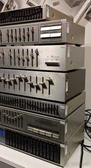 SERIA =7x Equalizer TECHNICS strieborny, vyroba Japan = Eq2 - 3