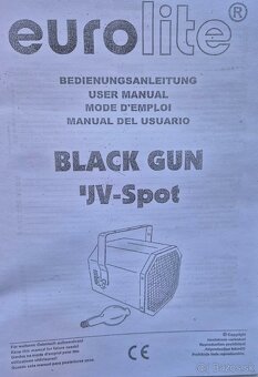 Eurolite UV BLACK GUN 400w - 3