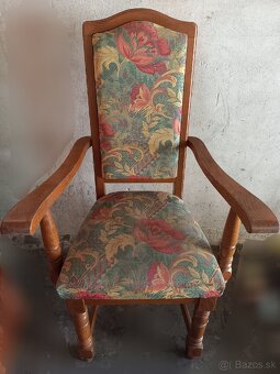 Kreslá, retro, vintage 2 ks - 3