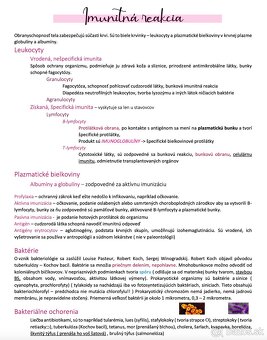 Poznámky na medicínu - biológia - 3