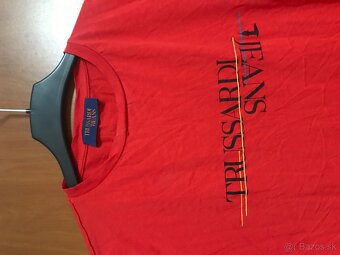 TRUSSARDI originál Red damske tricko L - 3