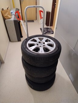 Alu disky pneumatiky r16 originálne škoda - 3