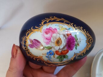 Míšeň, Meissen - porcelánová dóza - 3