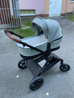 PETITE&MARS Kočík  3 kombinacia Trails Iron Green - 3