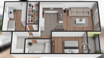 AXIS REAL | Krásny 3-izb. byt, NOVOSTAVBA, LODŽIA, PARKING, - 3