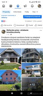 Striekanie farieb na zateplené fasády a brizolity - 3