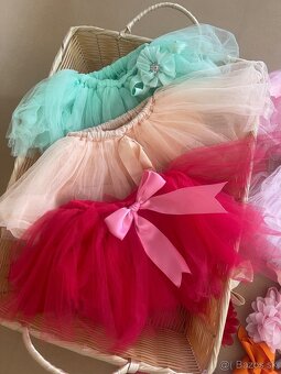 Sukničky + čelenky na newborn fotenie - 3