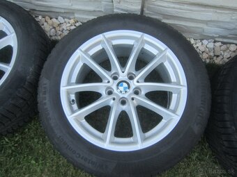 4x 17" AL disky org. BMW530d Xdrive so zim. pneu 225/55R17  - 3