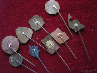 Rybárske odznaky, rybársky odznak 9 kusov. - 3