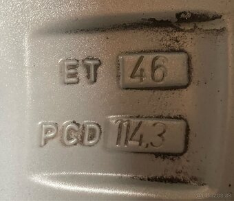 Predám hliníkové disky 5x114,3 - 3