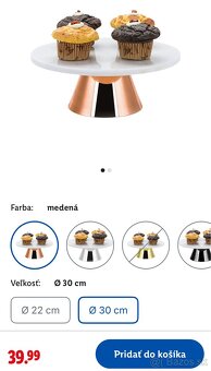 Servírovací podnos, stojan na tortu, nový - 3