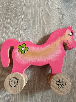 Drevený konik 16x 14 cm - 3