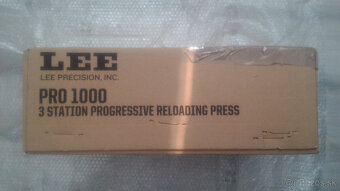 Predám progresívny prebíjaci lis LEE Pro 1000 9mm luger - 3