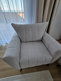 2 x kresla s taburetom - 3