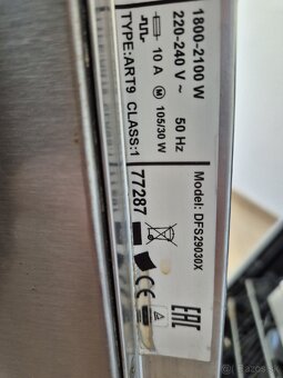Umyvacka riadu Beko dfs 29030x - 3