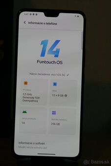 Vivo V23 5G – 12/256 GB, Čierna (hviezdny prach) - 3