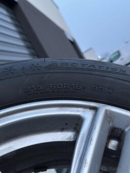 Disky + zimne pneumatiky 215/60 R16 - 3