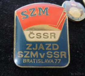 Predám odznaky SZM, SSM, ČSM - 3