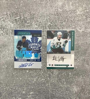 Hokejové podpísané auto karty NHL hráčov - 3