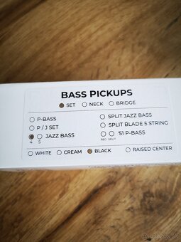 Lindy Fralin Jazz Bass snímače 4str. - 3