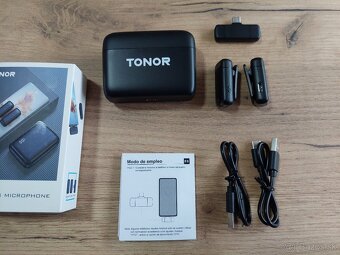 Duálne bezdrôtové klopové mikrofóny TONOR TL350 USB-C - 3