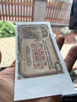 Bankovka 100 korun 1953 náhradná séria ZB - 3