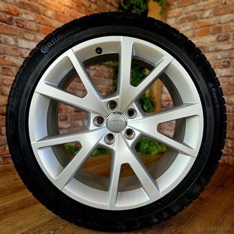 Alu R19 5x112 orig. AUDI A5 + top zimné pneu 235/45 R19 - 3